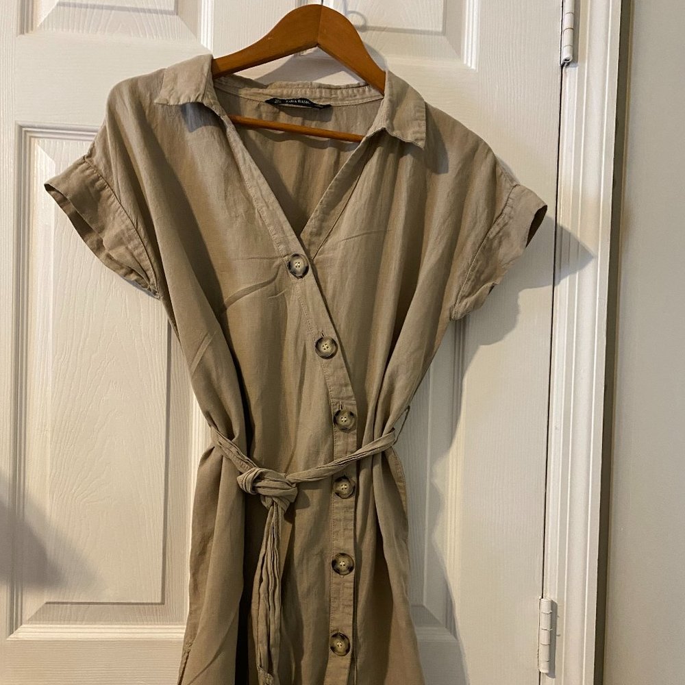 Zara Basic Button Up Dress